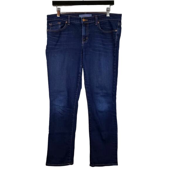 J Brand Ignite Ankle Jeans Dark Wash EUC Casual Denim Pant Blue - 31 - Picture 1 of 5